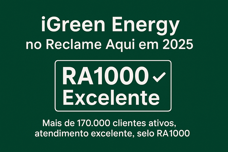 iGreen Energy no Reclame Aqui em 2025